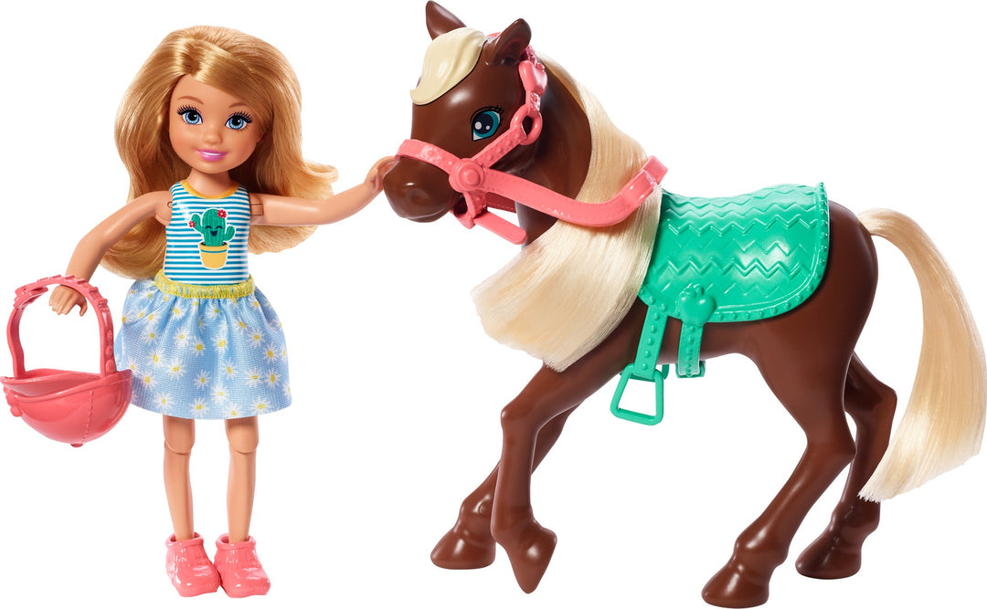 Barbie Chelsea Club Doll And Pony