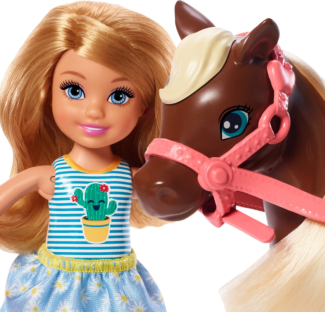 Barbie Chelsea Club Doll And Pony