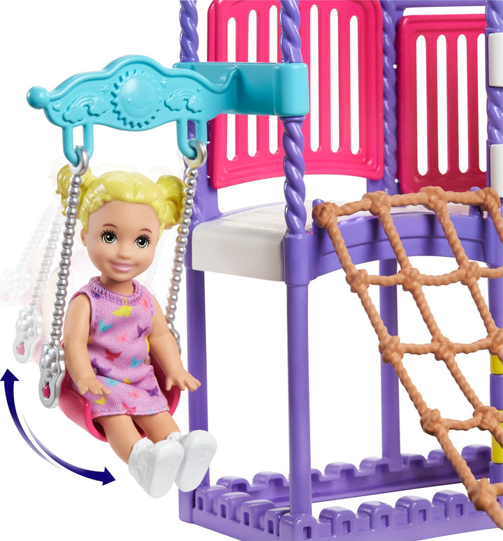 Barbie Skipper Babysitters Inc. Skipper Babysitters Inc Climb 'N Explore Playground Dolls And Playset