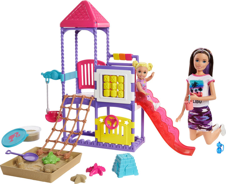 Barbie Skipper Babysitters Inc. Skipper Babysitters Inc Climb 'N Explore Playground Dolls And Playset