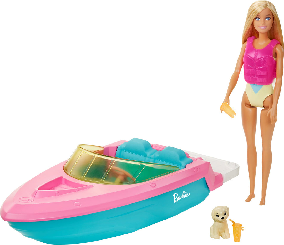 Barbie Doll And Boat