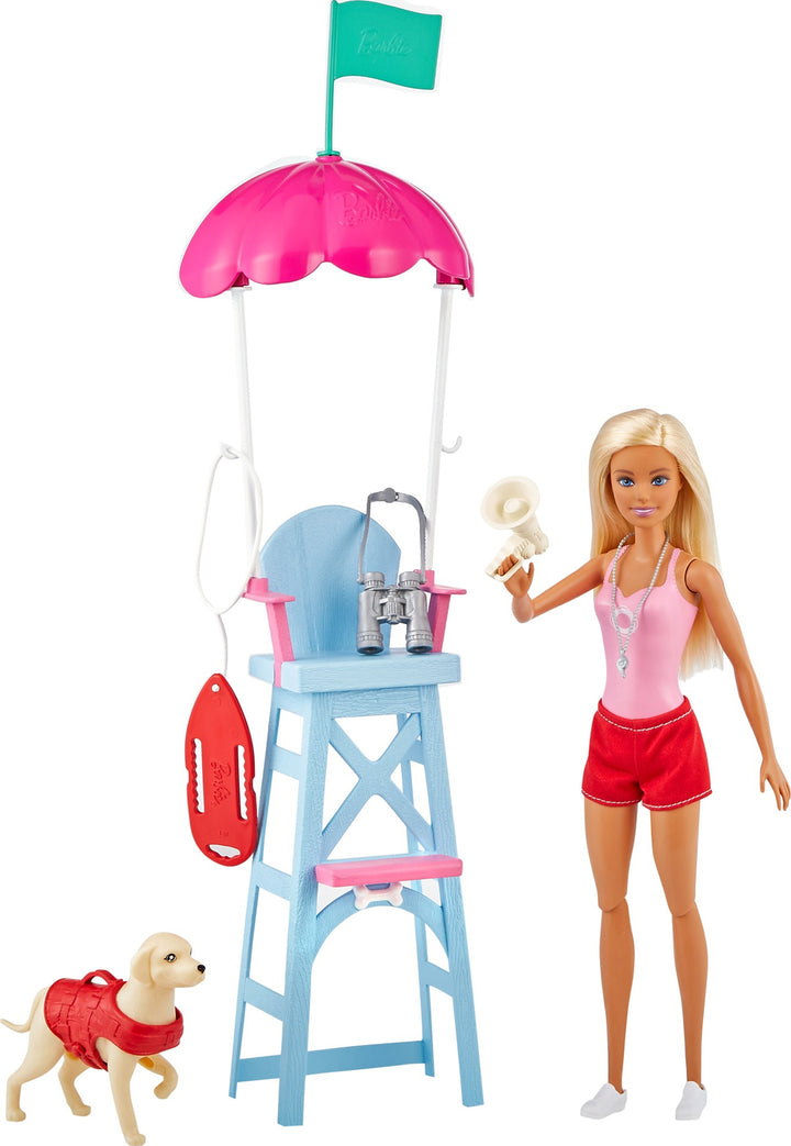 Barbie Lifeguard Doll And Playset