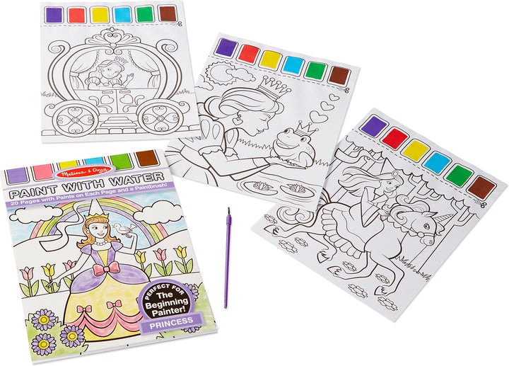 Princess Paint with Water Kids' Art Pad