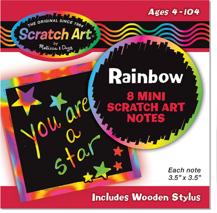 Rainbow Mini Scratch Art Pad