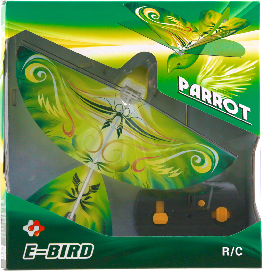 eBird Green Parrot - x2 Channel RC Flying Bird