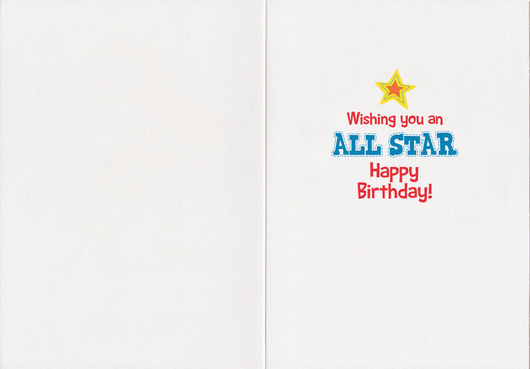 Sports Pattern Foil Card