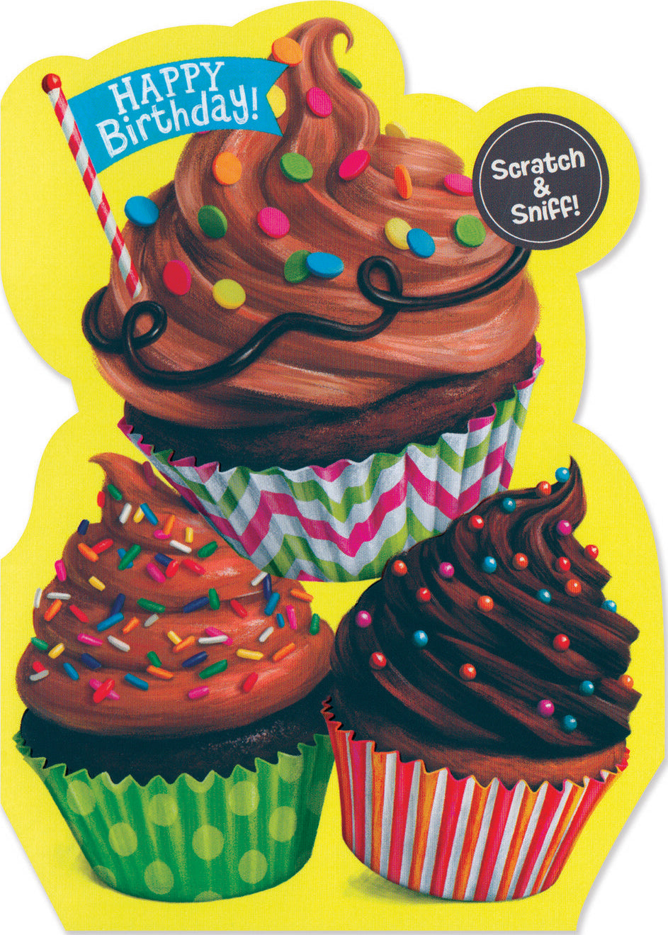 Snif Card Chocolate Cupcake Scratch & Sniff Card – Stevenson's Toys & Games
