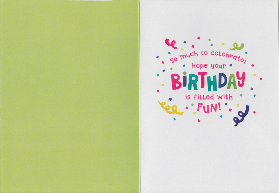 Birthday Pattern Foil Card