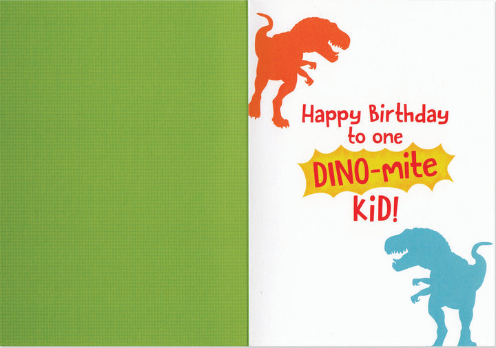 Dinosaur Birthday High Five Card