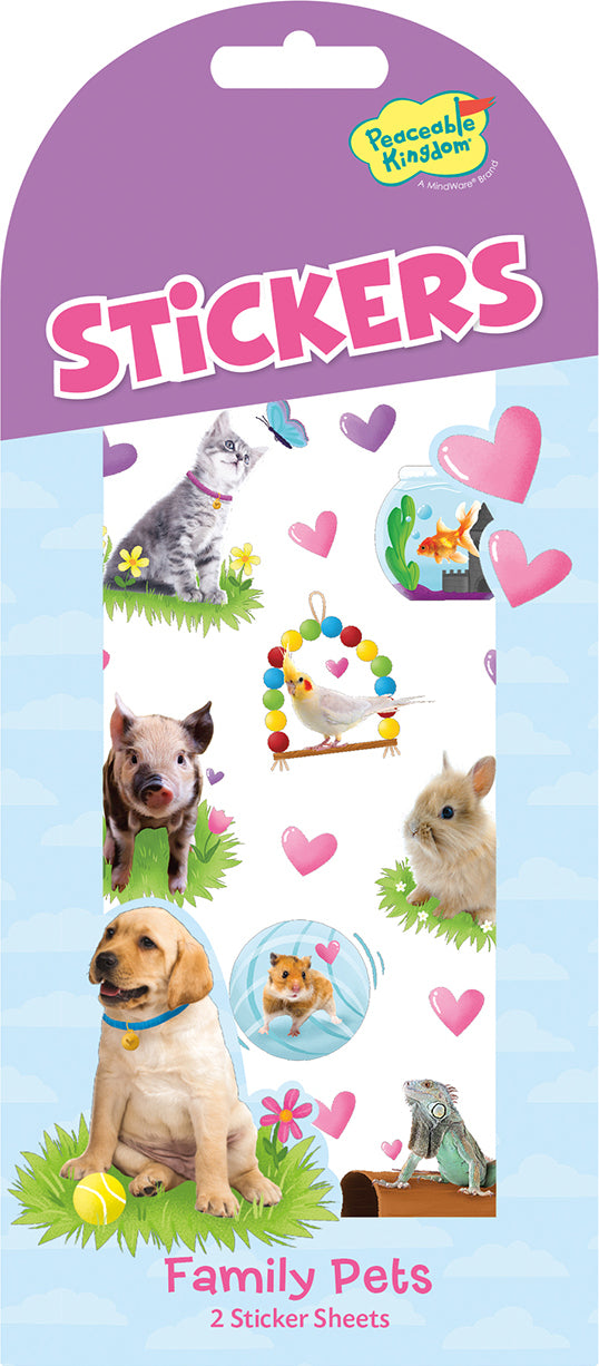 Family Pets Stickers