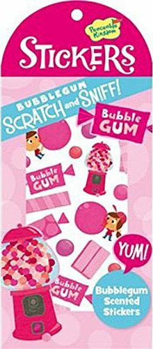 Scratch and Sniff Bubblegum Scented Sticker Pack