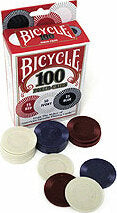 Bicycle Poker Chips 100