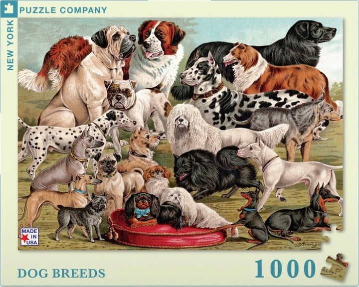 Dog Breeds Puzzle (1000 Pc)