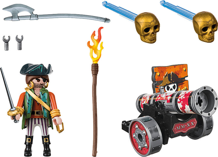Pirate with Cannon