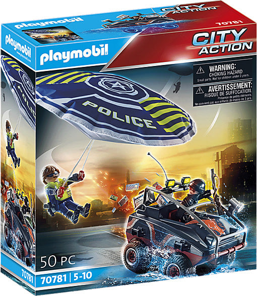 Police Parachute with Amphibious Vehicle