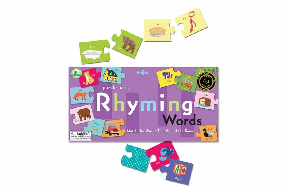 Puzzle Pairs Rhyming Words