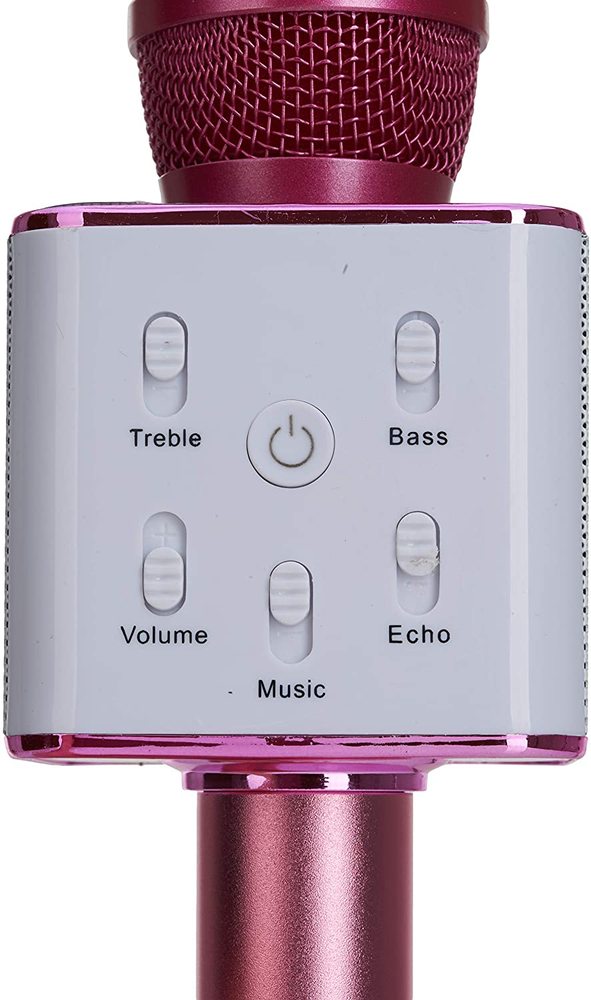 Pro Karaoke Bluetooth Microphone Pink