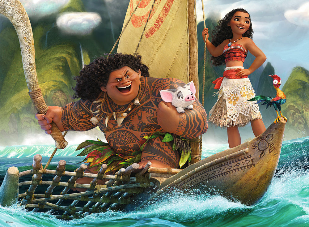 Moana and Maui 100 PC Puzzle