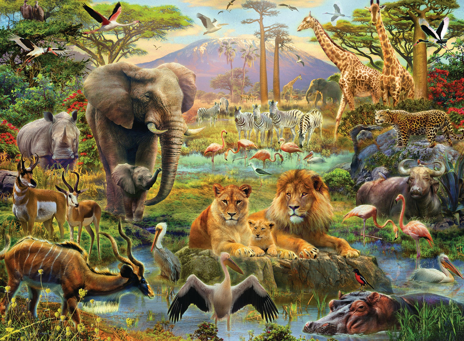 Animals of the Savannah 200 PC – Stevenson's Toys & Games