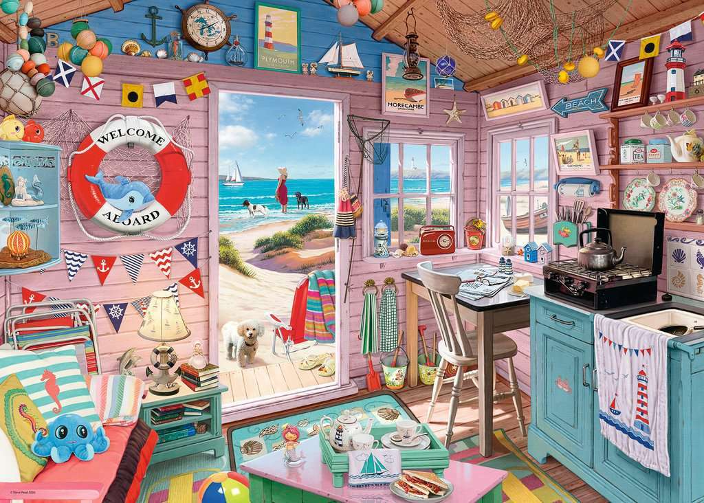 The Beach Hut (1000 pc Puzzle)