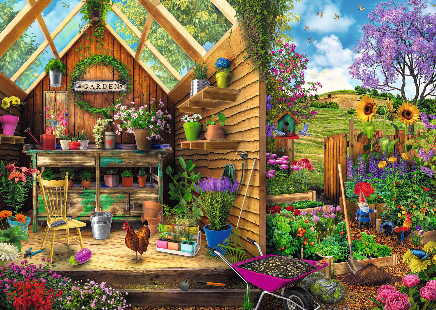 Gardener's Getaway 300 PC Large Format – Stevenson's Toys & Games