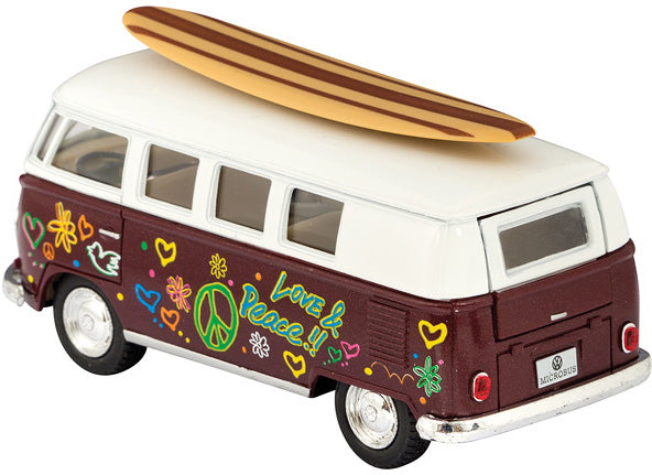 Die-Cast 62' VW Bus & Surfboard