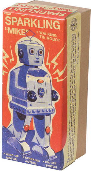 Robot - Robot Marcheur Mécanique en Tôle - Roxy Robot (Schylling Toys Robot - Robot Marcheur Mécanique en Tôle - Roxy Robot (Schylling Toys