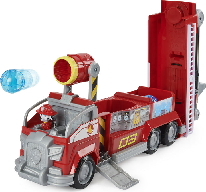 PAW Patrol Marshall’s Transforming Movie City Fire Truck with Extending Ladder