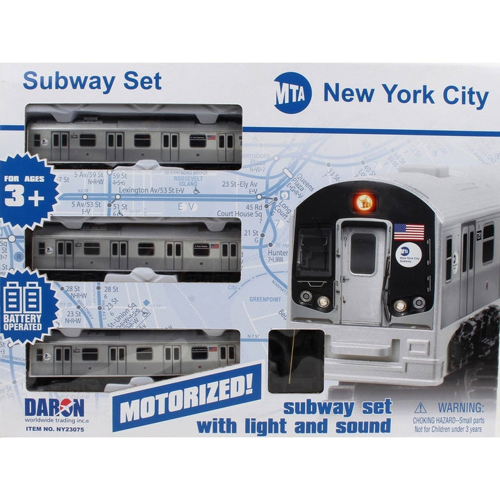 MTA Motorized NYC Subway Train Set with Track