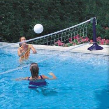 Poolside Volleyball